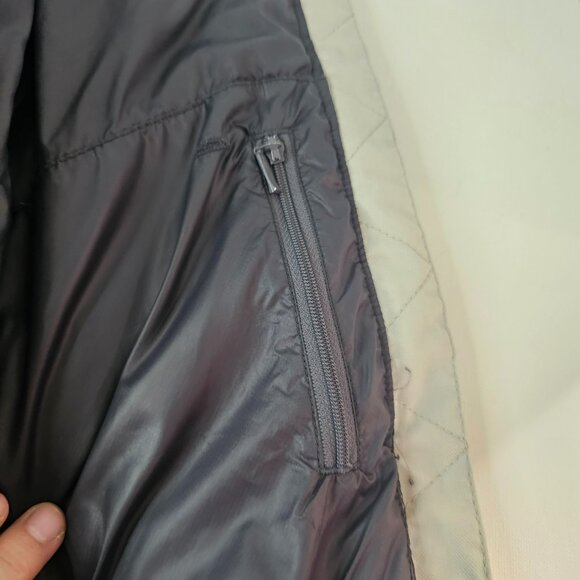 Ibex Women Puffer Jacket Size Small Gray Zip Up Polyester Wool Outdoor Pocket - Picture 10 of 14